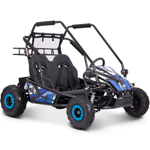MotoTec Mud Monster XL 60v 2000w Electric Go Kart (Blue)