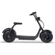 Load image into Gallery viewer, MotoTec Fat Tire 60v 18ah 2000w Lithium Electric Scooter Black