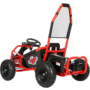 MotoTec Mud Monster Kids Electric 48v 1000w Go Kart Full Suspension