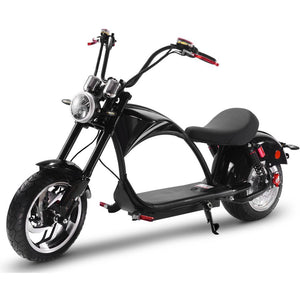 MotoTec Lowboy 60v 20ah 2500w Lithium Electric Scooter Black