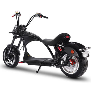 MotoTec Lowboy 60v 20ah 2500w Lithium Electric Scooter Black