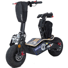 Load image into Gallery viewer, MotoTec Mad 1600w 48v Electric Scooter Blue